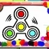Fidget Spinner Coloring Book
